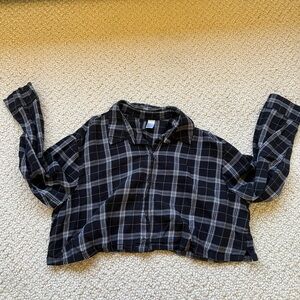 Cropped flannel